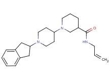 N-allyl-1'-(2,3-dihydro-1H-inden-2-yl)-1,4'-bipiperidine-3-carboxamide