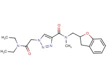 1-[2-(diethylamino)-2-oxoethyl]-N-(2,3-dihydro-1-benzofuran-2-ylmethyl)-N-methyl-1H-1,2,3-triazole-4-carboxamide