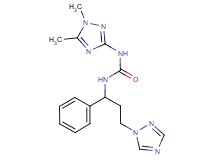 N-(1,5-dimethyl-1H-1,2,4-triazol-3-yl)-N'-[1-phenyl-3-(1H-1,2,4-triazol-1-yl)propyl]urea