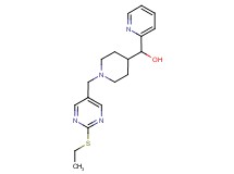 (1-{[2-(ethylthio)pyrimidin-5-yl]methyl}piperidin-4-yl)(pyridin-2-yl)methanol