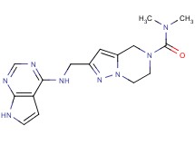 N,N-dimethyl-2-[(7H-pyrrolo[2,3-d]pyrimidin-4-ylamino)methyl]-6,7-dihydropyrazolo[1,5-a]pyrazine-5(4H)-carboxamide