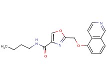 N-butyl-2-[(5-isoquinolinyloxy)methyl]-1,3-oxazole-4-carboxamide