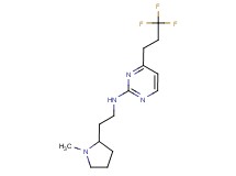 N-[2-(1-methylpyrrolidin-2-yl)ethyl]-4-(3,3,3-trifluoropropyl)pyrimidin-2-amine