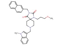 1-(3-methoxypropyl)-8-[(1-methyl-1H-indol-3-yl)methyl]-3-(2-naphthylmethyl)-1,3,8-triazaspiro[4.5]decane-2,4-dione