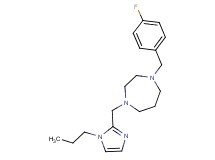 1-(4-fluorobenzyl)-4-[(1-propyl-1H-imidazol-2-yl)methyl]-1,4-diazepane
