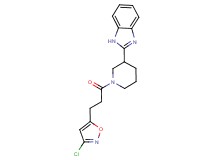 2-{1-[3-(3-chloro-5-isoxazolyl)propanoyl]-3-piperidinyl}-1H-benzimidazole
