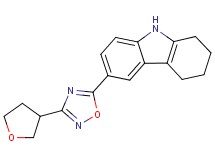 6-[3-(tetrahydrofuran-3-yl)-1,2,4-oxadiazol-5-yl]-2,3,4,9-tetrahydro-1H-carbazole