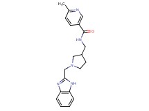 N-{[1-(1H-benzimidazol-2-ylmethyl)pyrrolidin-3-yl]methyl}-6-methylnicotinamide