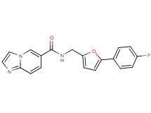 N-{[5-(4-fluorophenyl)-2-furyl]methyl}imidazo[1,2-a]pyridine-6-carboxamide