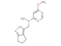 6-methoxy-N-methyl-N-(2,4,5,6-tetrahydrocyclopenta[c]pyrazol-3-ylmethyl)pyrimidin-4-amine