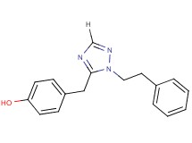 4-{[1-(2-phenylethyl)-1H-1,2,4-triazol-5-yl]methyl}phenol