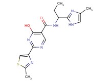4-hydroxy-N-[1-(4-methyl-1H-imidazol-2-yl)propyl]-2-(2-methyl-1,3-thiazol-4-yl)pyrimidine-5-carboxamide