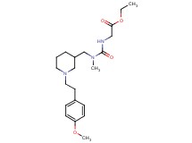 ethyl N-{[({1-[2-(4-methoxyphenyl)ethyl]-3-piperidinyl}methyl)(methyl)amino]carbonyl}glycinate