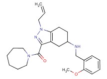 1-allyl-3-(1-azepanylcarbonyl)-N-(2-methoxybenzyl)-4,5,6,7-tetrahydro-1H-indazol-5-amine
