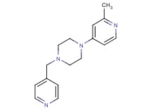 1-(2-methylpyridin-4-yl)-4-(pyridin-4-ylmethyl)piperazine