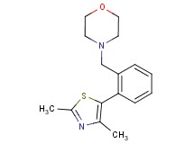 4-[2-(2,4-dimethyl-1,3-thiazol-5-yl)benzyl]morpholine trifluoroacetate