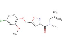 5-[(4-chloro-2-methoxyphenoxy)methyl]-N-methyl-N-(2-methylprop-2-en-1-yl)isoxazole-3-carboxamide