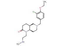 (4aS*,8aR*)-6-(3-chloro-4-ethoxybenzyl)-1-[2-(methylamino)ethyl]octahydro-1,6-naphthyridin-2(1H)-one