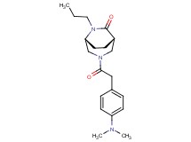 (1S*,5R*)-3-{[4-(dimethylamino)phenyl]acetyl}-6-propyl-3,6-diazabicyclo[3.2.2]nonan-7-one