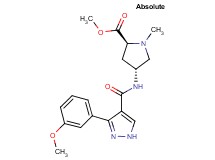 methyl (2S,4R)-4-({[3-(3-methoxyphenyl)-1H-pyrazol-4-yl]carbonyl}amino)-1-methylpyrrolidine-2-carboxylate