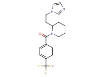 2-[2-(1H-imidazol-1-yl)ethyl]-1-[4-(trifluoromethyl)benzoyl]piperidine