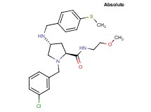 (4R)-1-(3-chlorobenzyl)-N-(2-methoxyethyl)-4-{[4-(methylthio)benzyl]amino}-L-prolinamide