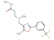 N~1~,N~3~-dimethyl-N~3~-({5-methyl-2-[3-(trifluoromethyl)phenyl]-1,3-oxazol-4-yl}methyl)-beta-alaninamide