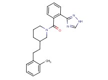 3-[2-(2-methylphenyl)ethyl]-1-[2-(1H-1,2,4-triazol-3-yl)benzoyl]piperidine