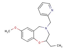 2-ethyl-7-methoxy-4-(2-pyridinylmethyl)-2,3,4,5-tetrahydro-1,4-benzoxazepine