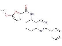 5-methoxy-N-(2-phenyl-5,6,7,8-tetrahydro-5-quinazolinyl)-2-furamide