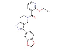 3-(1,3-benzodioxol-5-yl)-5-[(2-ethoxypyridin-3-yl)carbonyl]-4,5,6,7-tetrahydro-1H-pyrazolo[4,3-c]pyridine