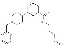 1'-benzyl-N-[3-(methylthio)propyl]-1,4'-bipiperidine-3-carboxamide