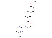 2-(6-methoxy-2-naphthyl)-4-(4-methylpyrimidin-2-yl)morpholine