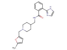 2-(1H-imidazol-2-yl)-N-({1-[(5-methyl-2-furyl)methyl]piperidin-4-yl}methyl)benzamide