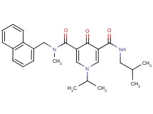 N'-isobutyl-1-isopropyl-N-methyl-N-(1-naphthylmethyl)-4-oxo-1,4-dihydro-3,5-pyridinedicarboxamide