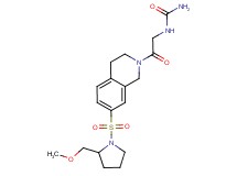 N-{2-[7-{[2-(methoxymethyl)pyrrolidin-1-yl]sulfonyl}-3,4-dihydroisoquinolin-2(1H)-yl]-2-oxoethyl}urea