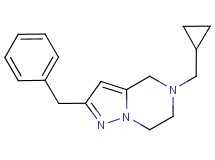 2-benzyl-5-(cyclopropylmethyl)-4,5,6,7-tetrahydropyrazolo[1,5-a]pyrazine