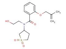 N-(1,1-dioxidotetrahydro-3-thienyl)-N-(2-hydroxyethyl)-2-[(2-methylprop-2-en-1-yl)oxy]benzamide