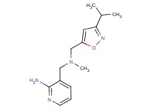 3-{[[(3-isopropylisoxazol-5-yl)methyl](methyl)amino]methyl}pyridin-2-amine