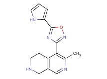 6-methyl-5-[5-(1H-pyrrol-2-yl)-1,2,4-oxadiazol-3-yl]-1,2,3,4-tetrahydro-2,7-naphthyridine hydrochloride