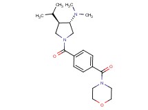 (3S*,4R*)-4-isopropyl-N,N-dimethyl-1-[4-(4-morpholinylcarbonyl)benzoyl]-3-pyrrolidinamine