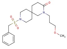 9-(benzylsulfonyl)-2-(3-methoxypropyl)-2,9-diazaspiro[5.5]undecan-3-one