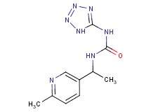 N-[1-(6-methylpyridin-3-yl)ethyl]-N'-1H-tetrazol-5-ylurea