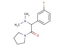 1-(3-fluorophenyl)-N,N-dimethyl-2-oxo-2-(1-pyrrolidinyl)ethanamine