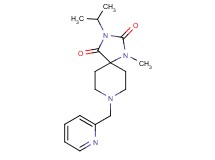 3-isopropyl-1-methyl-8-(2-pyridinylmethyl)-1,3,8-triazaspiro[4.5]decane-2,4-dione