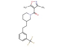 1-[(3,5-dimethyl-4-isoxazolyl)carbonyl]-3-{2-[3-(trifluoromethyl)phenyl]ethyl}piperidine