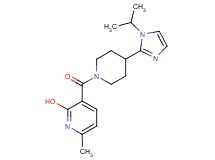 3-{[4-(1-isopropyl-1H-imidazol-2-yl)-1-piperidinyl]carbonyl}-6-methyl-2-pyridinol