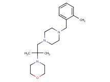 4-{1,1-dimethyl-2-[4-(2-methylbenzyl)-1-piperazinyl]ethyl}morpholine