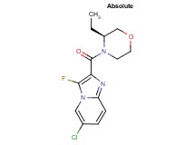 6-chloro-2-{[(3S)-3-ethylmorpholin-4-yl]carbonyl}-3-fluoroimidazo[1,2-a]pyridine