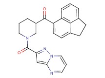 1,2-dihydro-5-acenaphthylenyl[1-(pyrazolo[1,5-a]pyrimidin-2-ylcarbonyl)-3-piperidinyl]methanone